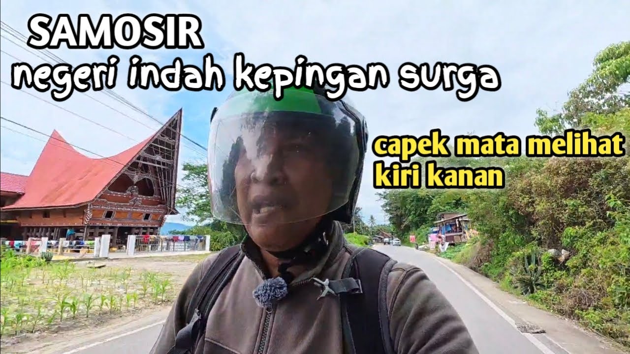 MENJELAJAHI JALAN LINGKAR SAMOSIR YANG INDAH | DANAU TOBA | MOTOVLOG.