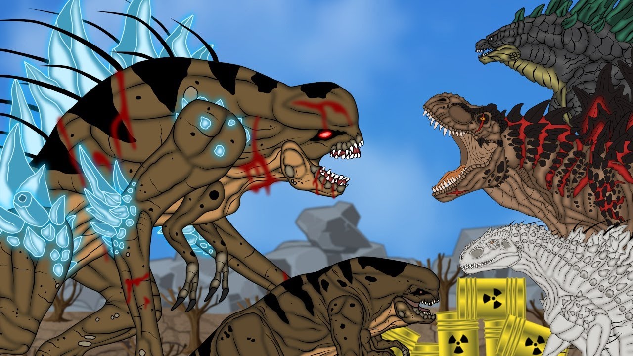D-ZiLLA REX!!! D.Rex VS Godzilla | EPIC BATTLE!!