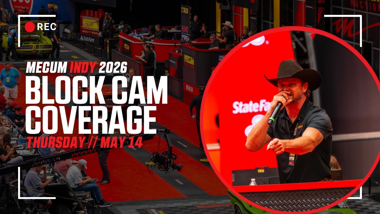 Mecum Indy Live Block Cam // Thursday, May 14th, 2026
