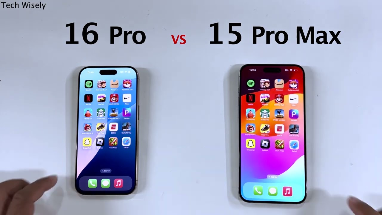 iPhone 16 Pro vs 15 Pro Max - Speed Performance Test