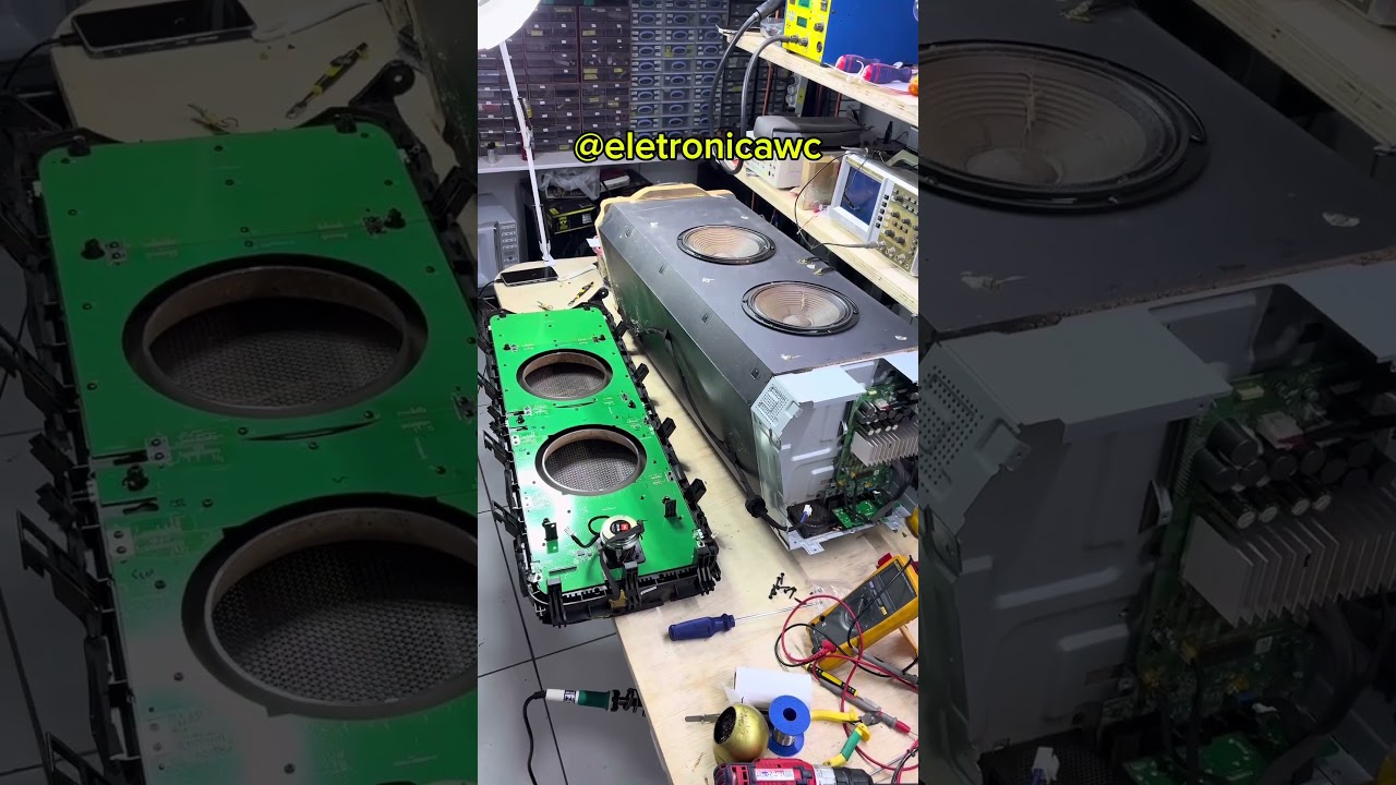 Caixa de Som JBL PARTYBOX 1000 TOP novamente após manutenção. 