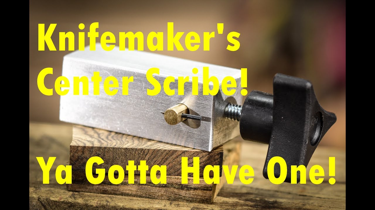 Making a Knife Maker's Center Scribe - Easy Project!  Useful Tool!