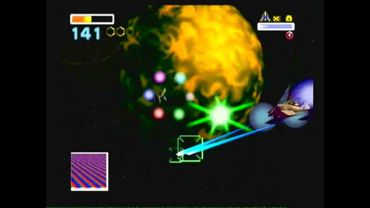 Star Fox 64: Area 6 Stage: Single Hard Path to Venom + Medal Hunting