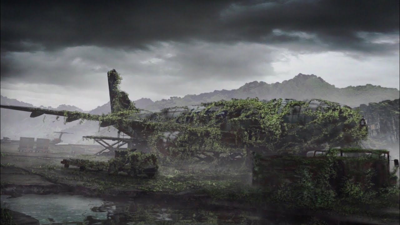 Abandoned Runway | Thunder, Nature, Rain | 15 Minutes of Ambience