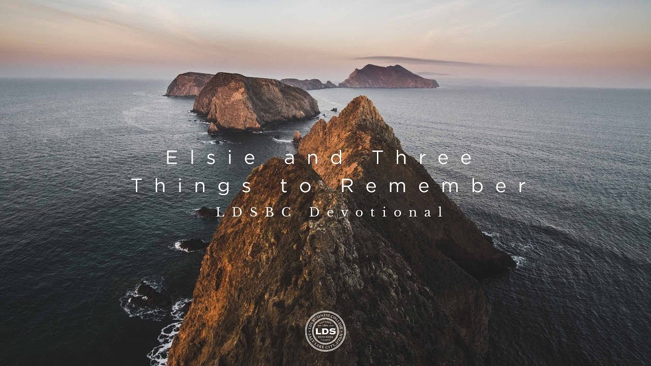 Sunny Mahe: Elsie and Three Things to Remember