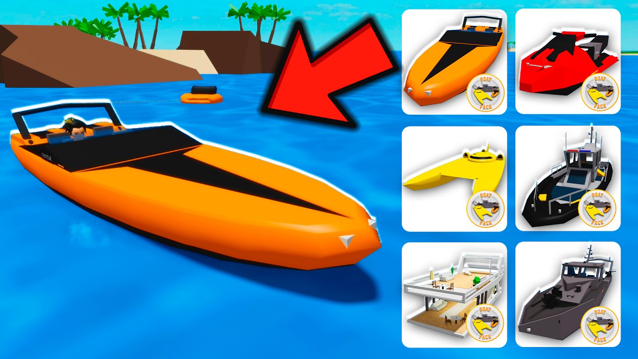 COMPREI TODOS OS NOVOS BARCOS DA ATUALIZA&Ccedil;&Atilde;O DO BROOKHAVEN!