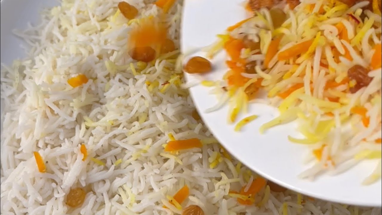 طريقة الرز النثري مع الدجاج المحمره