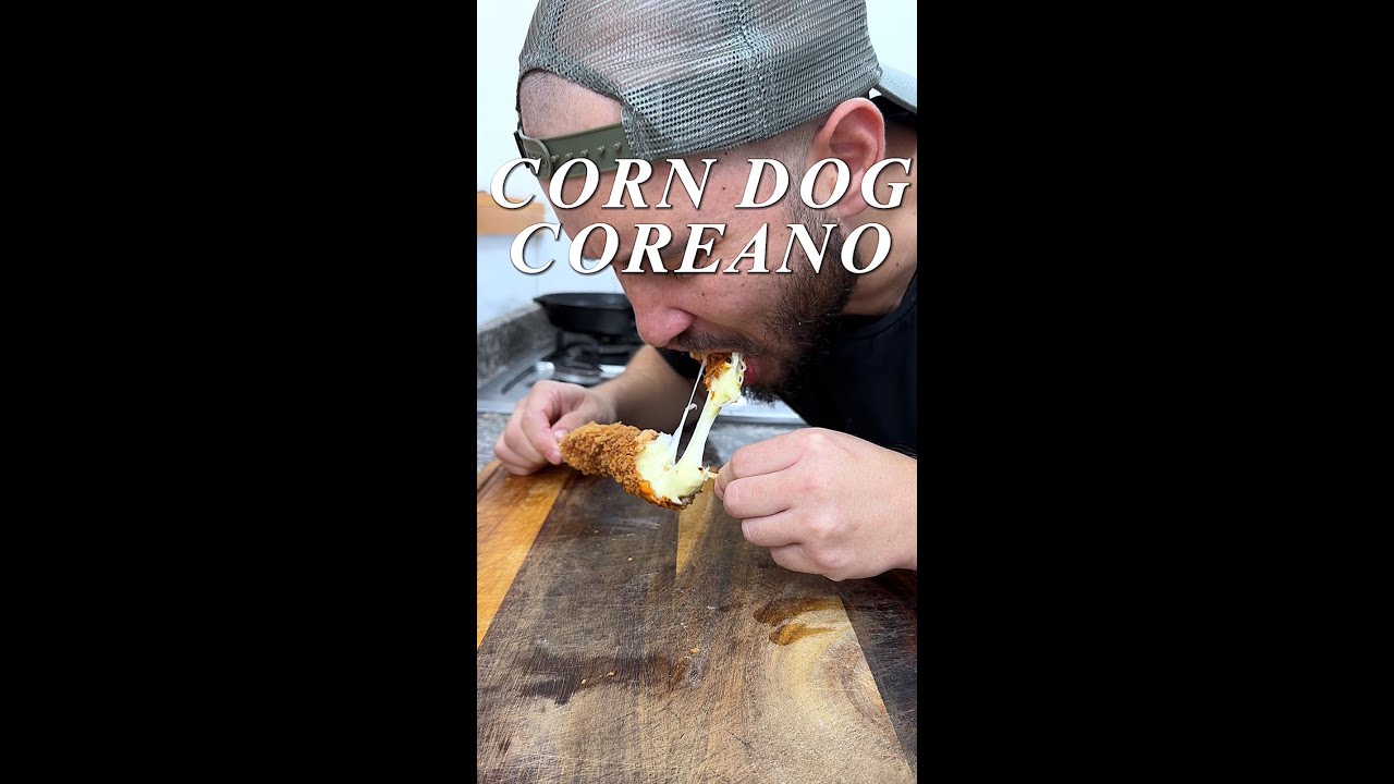 Corn Dog Coreano Hecho en Casa