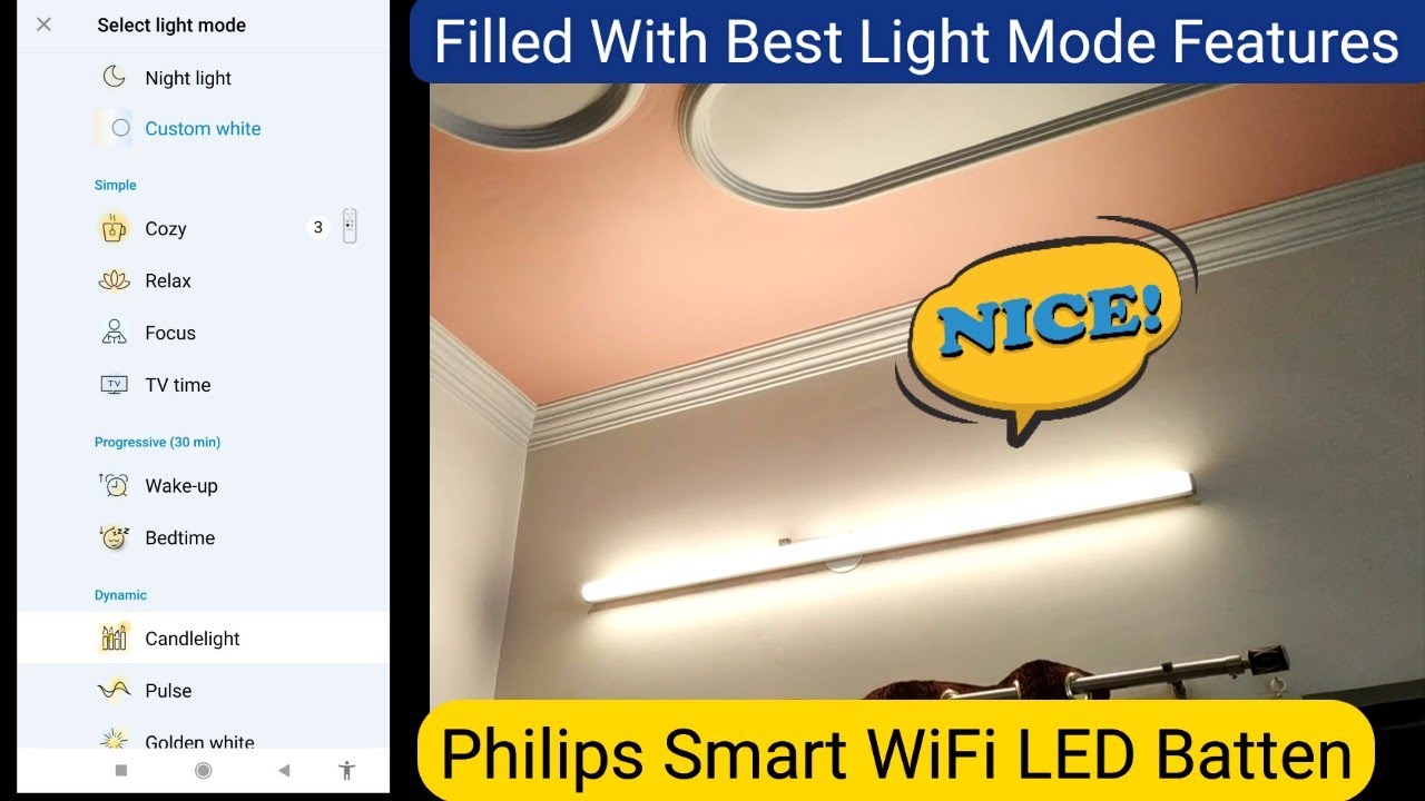 Philips Smart WiFi LED Batten | Review, Features & Complete Installation ⚡⚡