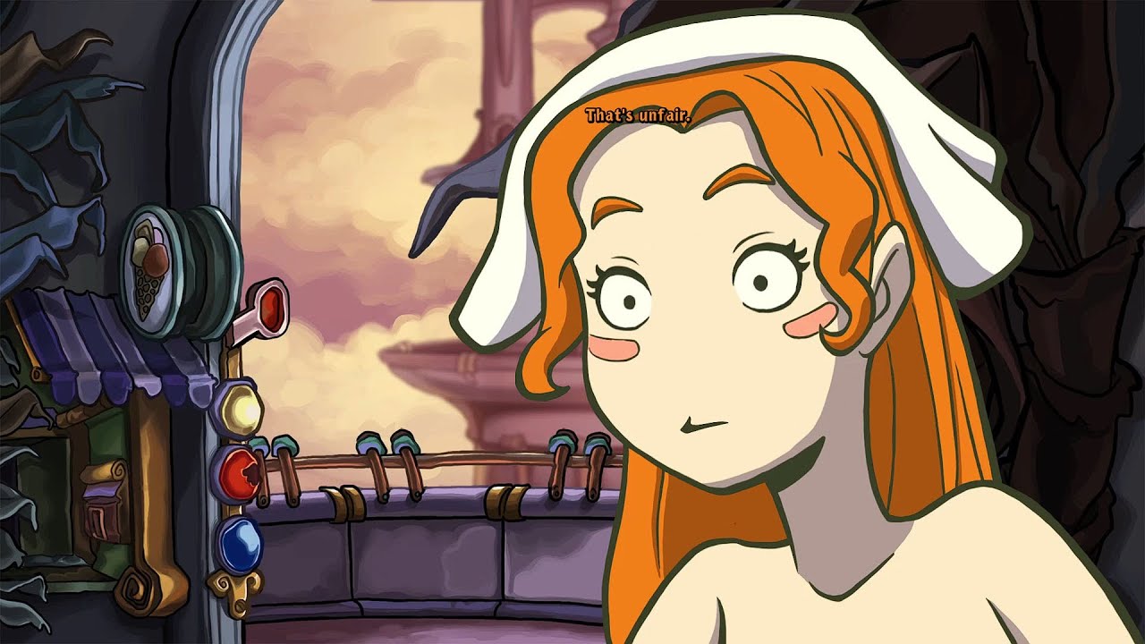 Deponia Doomsday Walkthrough #12 - Portal map,  Spade, Sheet, Tailcoat, Paint bucket, Crystal ball