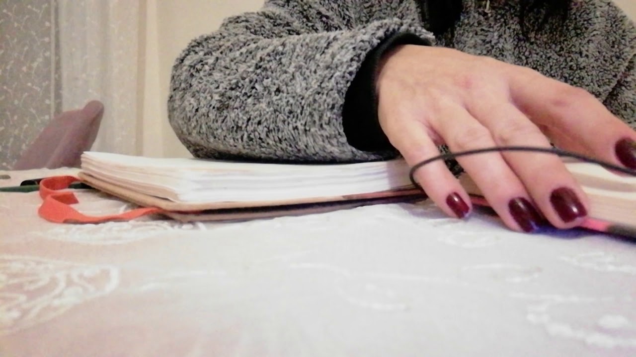 Asmr - Yazı yazma - sakız çiğneme  sohbersiz kalem sesi Asmr gum chewing no talking Write Pen sound