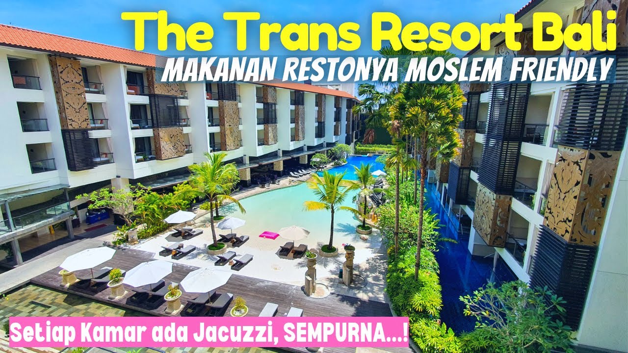 BERENDAM DI JACUZZI KAMAR SAMBIL LIAT PANTAI PASIR PUTIH | Trans Resort Bali | Hotel Bali Bintang 5