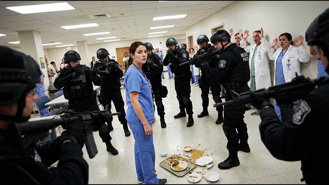 Tiraron la comida de la enfermera pobre... hasta que la Policía Militar rodeó todo por 