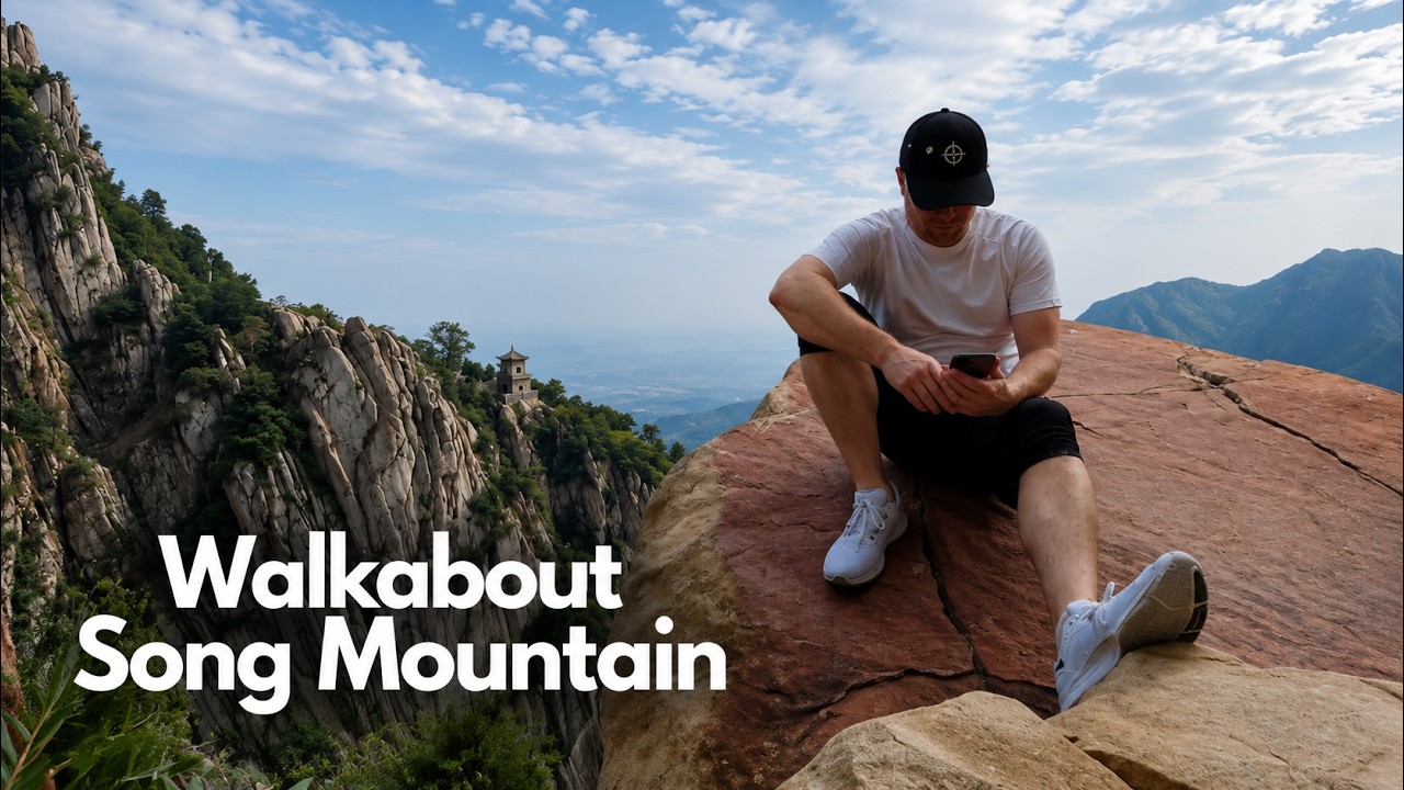 Failing To Conquer China's Majestic Song Mountain In Henan, China