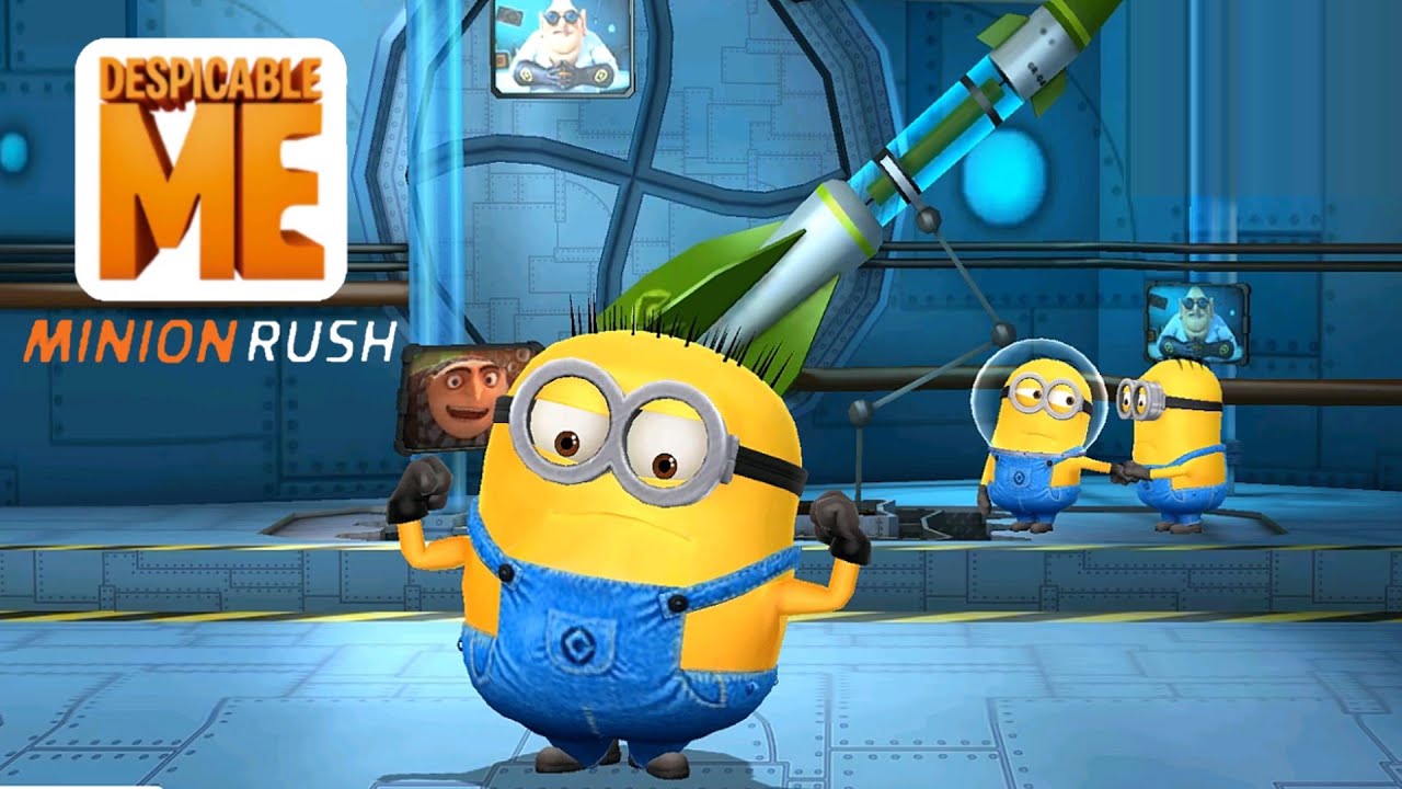 Minion rush Jerry minion run Grus Lab collect bananas gameplay PC android gameplay minions