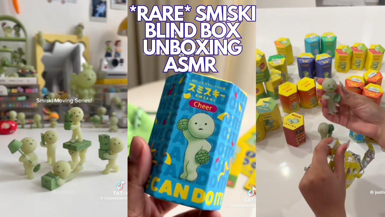 ASMR + LOFI SMISKI BLIND BOX UNBOXING #2 | CHEER, MOVING, SUNDAYS, BATHROOM, RARE SMISKI COMPILATION