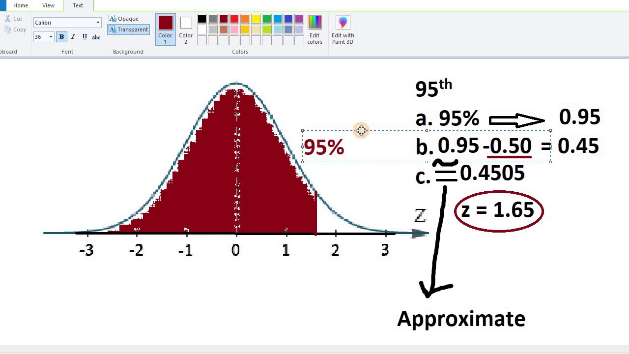 Locating Percentile Under the Normal Curve