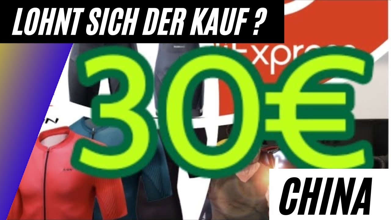 Rennrad Trikot & Hosen Test China AliExpress