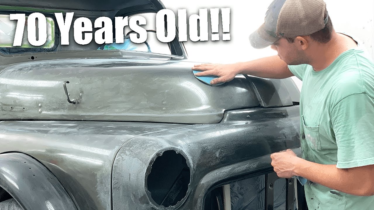 Clear Coating My 70 Year Old Dodge Farm Truck | Amazing Results!!