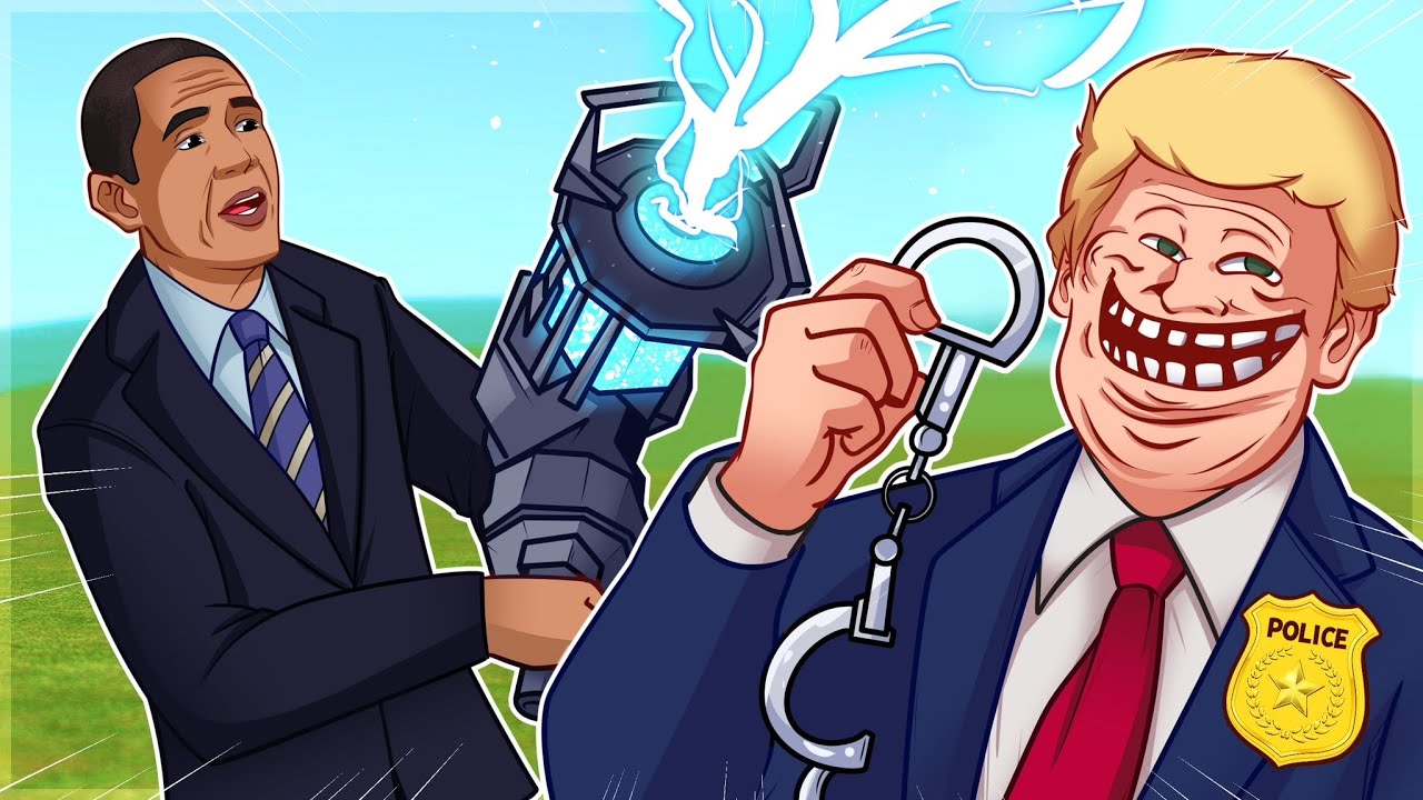 Trump and Obama Meet in DarkRP (GMOD VOICE TROLLING!)