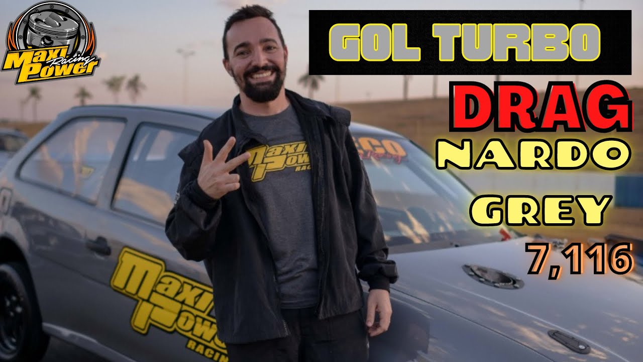 Gol turbo de arrancada drag [Nardo Grey]