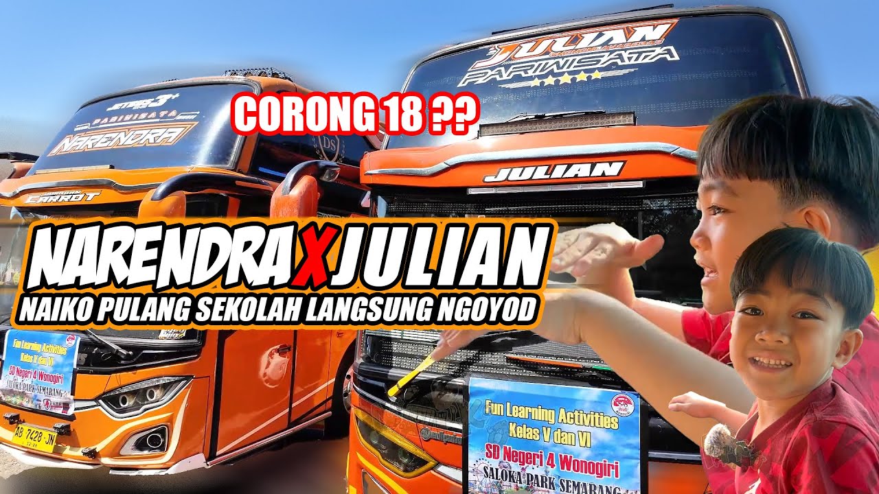 NAIKO HUNTING BUS | HOKI KETEMU JULIAN SEDYA MULYA & NARENDRA DUTA SAYUR TRANS 🍄