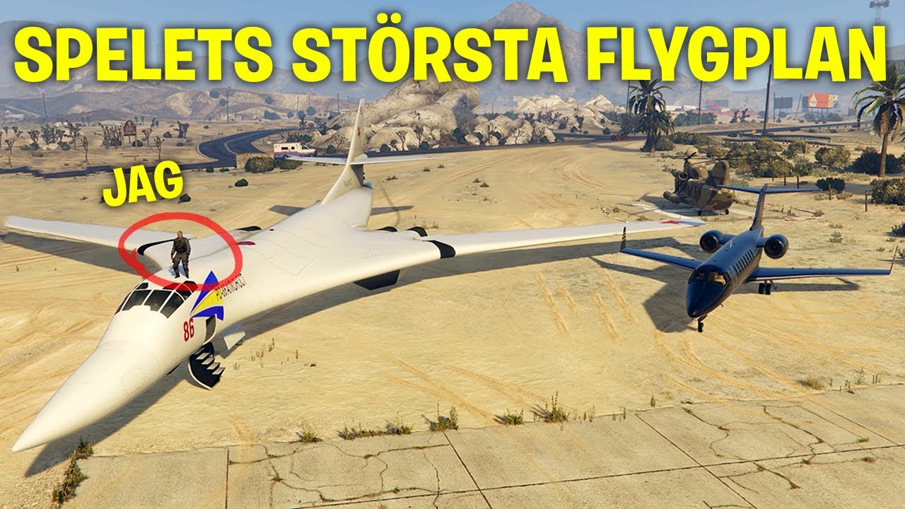 GTA ONLINE - KÖPER SPELETS STÖRSTA FLYGPLAN FÖR $4 MILJONER