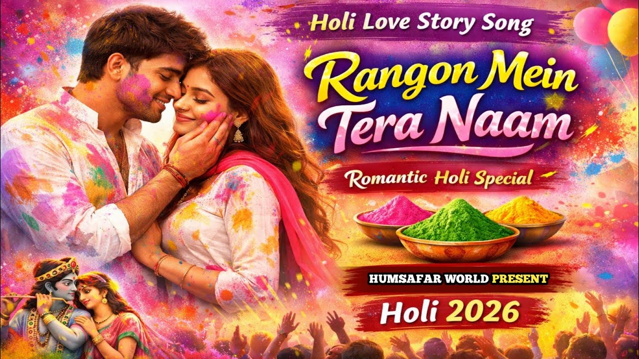 Rangon Mein Tera Naam | Holi Love Story Song 2026 | Romantic songs 