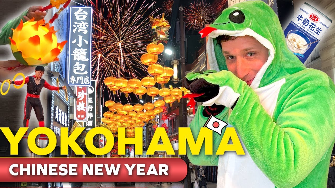How do people celebrate Chinese New Year in Japan?