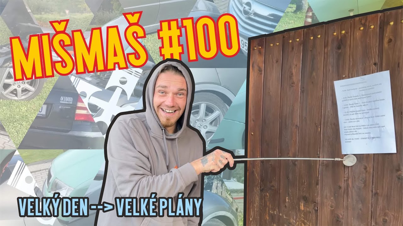 💯 VÝROČNÍ 100 DÍL MIŠ MAŠ VLOGU 💯 5 AUT za jeden den 💯 Miš Maš vlog_100 #bezkomprese #mismas