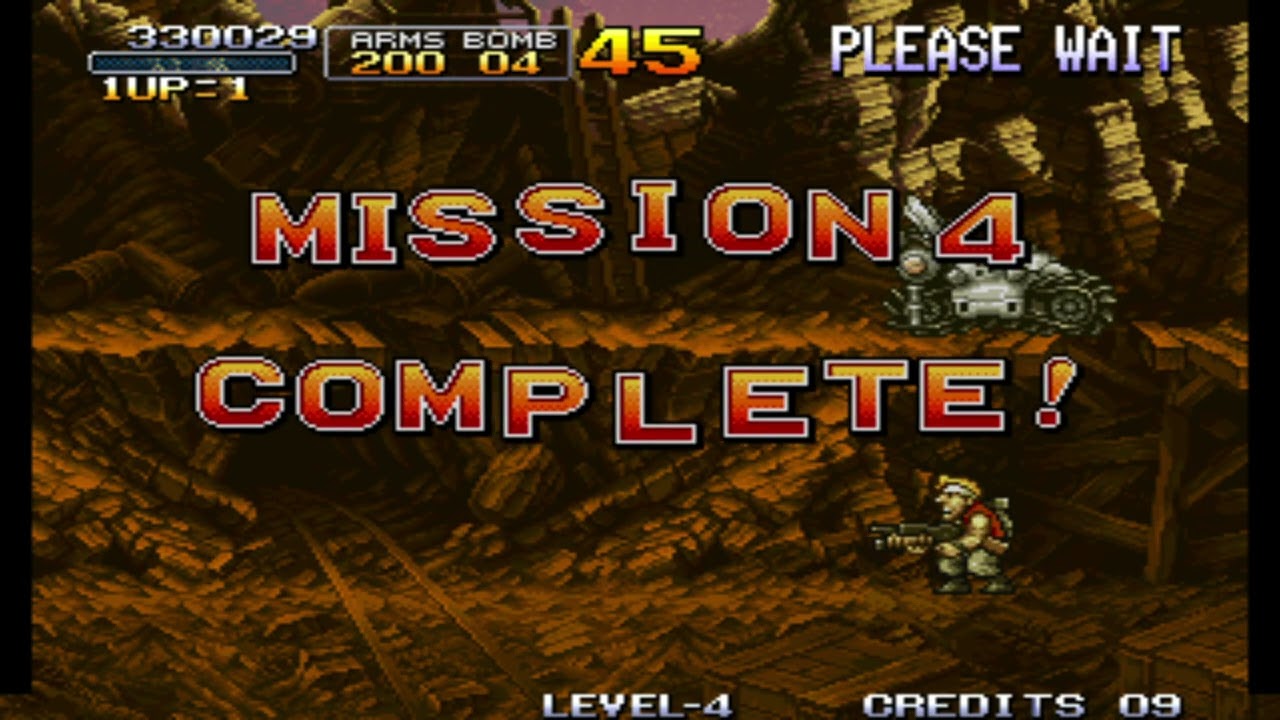 METAL SLUG 1 JUEGO COMPLETO FULL GAMEPLAY MISSION 4