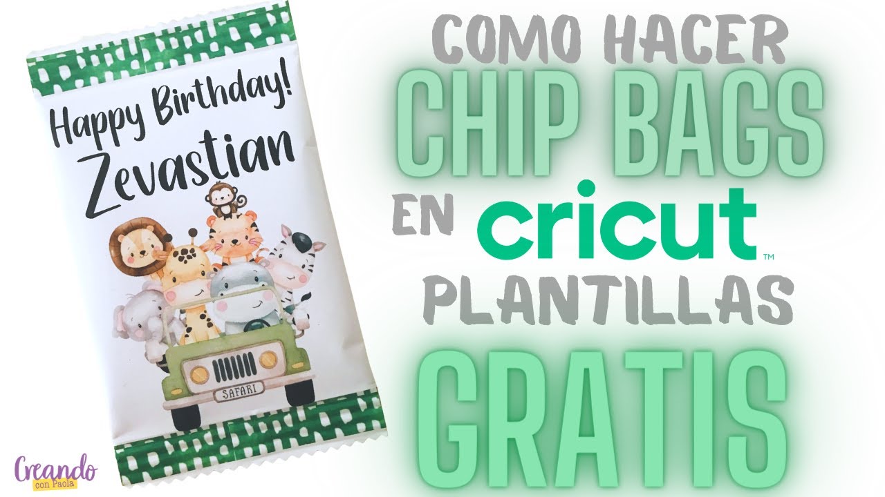 Como hacer Chip Bags en Design Space| Plantillas GRATIS| Sorteo al final!