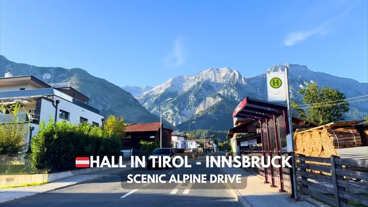 🇦🇹 A Perfect Autumn Afternoon in Tirol | Hall in Tirol → Innsbruck | Scenic Drive | 4K HDR | Sep 4