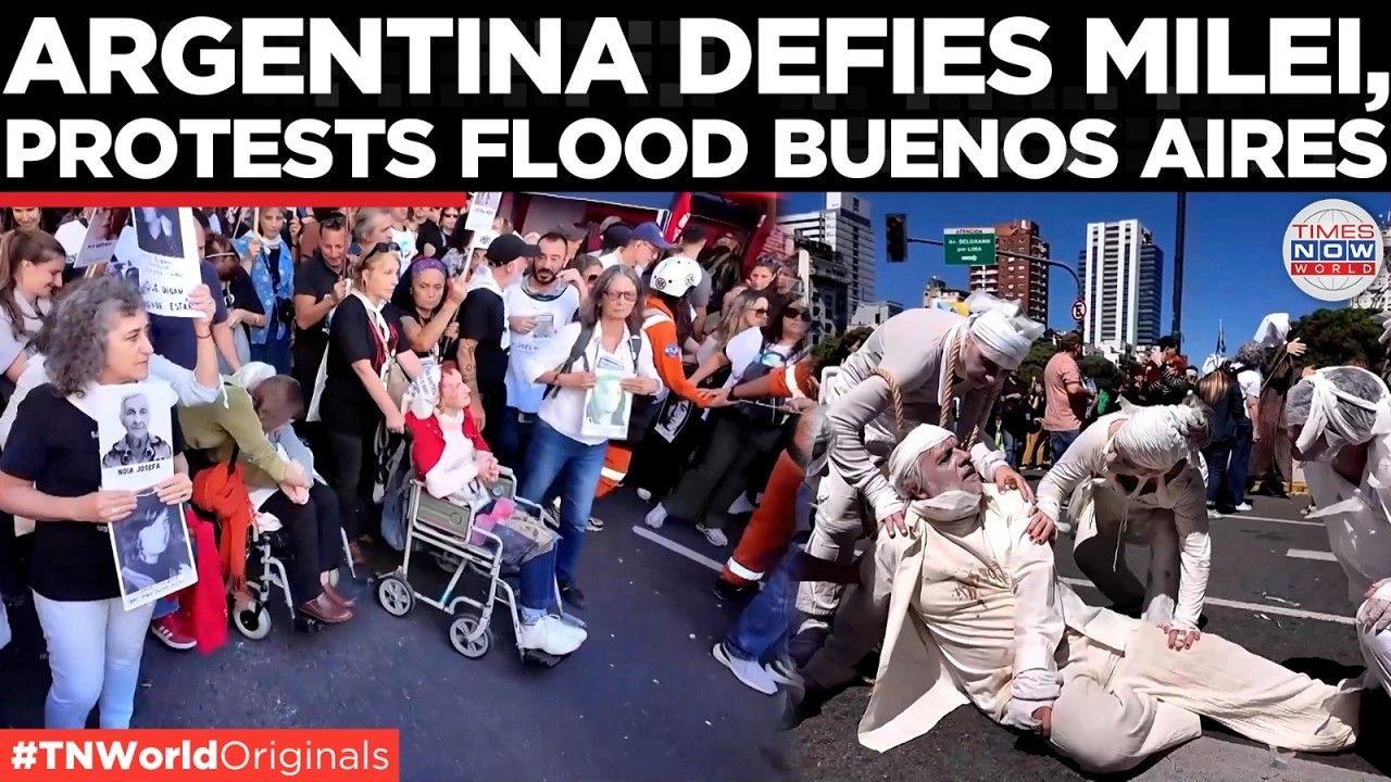WATCH: Thousands Flood Buenos Aires to Honor Dictatorship Victims Amid Milei Denial Claims