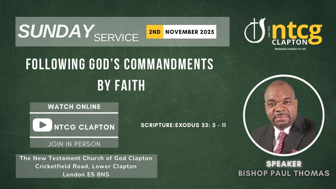 02-11-2025 Speaker: Bishop Paul Thomas Theme: Following God's Commandments By Faith