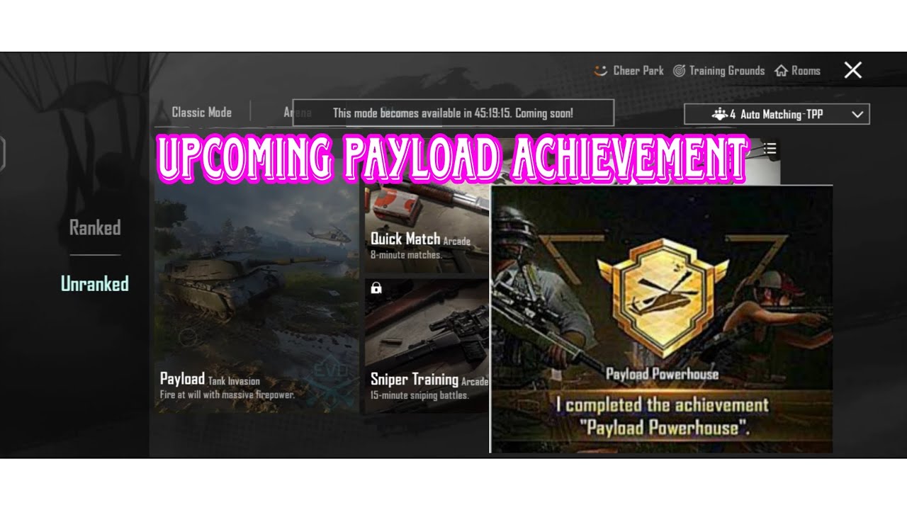 upcoming payload 3.0 | payload powerhouse achievement | payload achievement 80+ achievement points