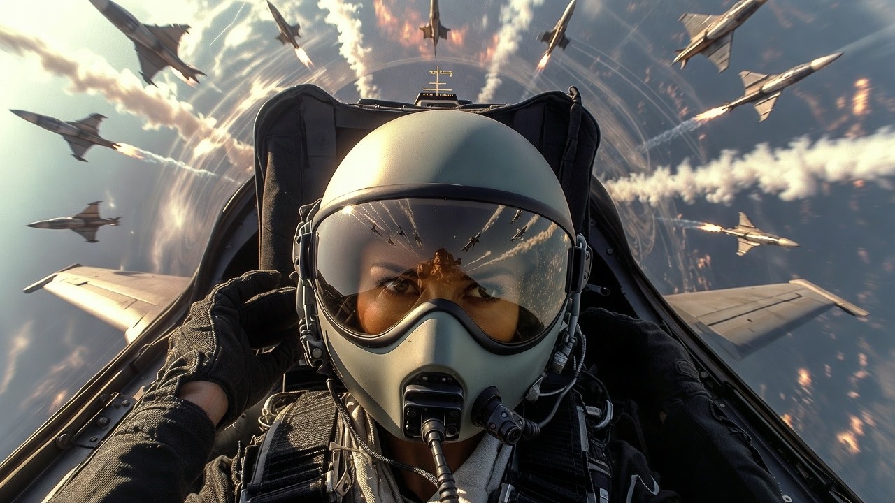 Sie wussten nicht, dass sie F-22-Kampfjets flog – bis innerhalb von 15 Minuten 8 feindliche Jets