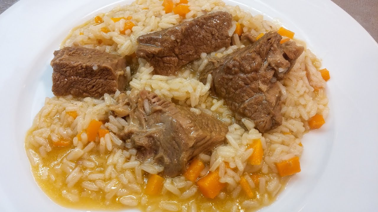 Receita de arroz de carne com cenoura by necasdevaladares