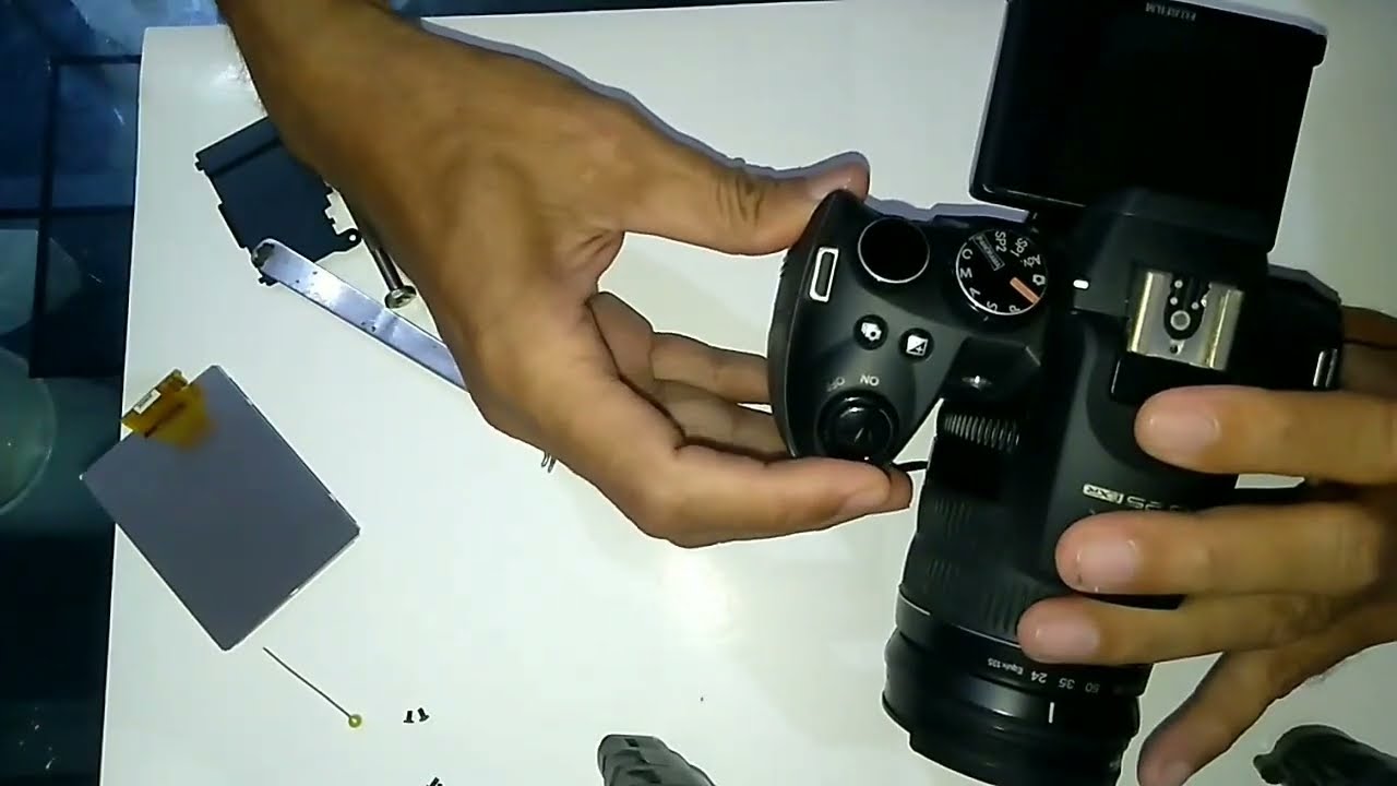 Cara ganti lcd kamera fujifilm finepix HS25EXR