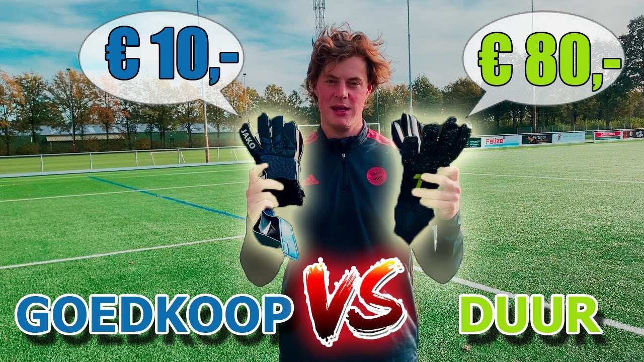 GOEDKOPE vs DE DUURSTE KEEPERSHANDSCHOENEN test | Goedkoop vs Duur
