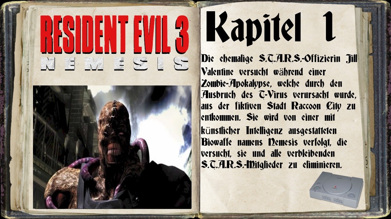 Resident Evil 3 / PS1 / Kapitel 1 - ENDE - Die Flucht beginnt!