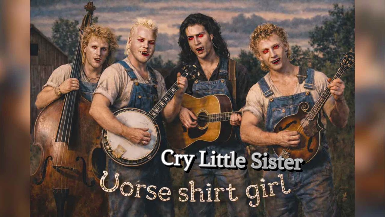 Cry Little Sister (Folk Bluegrass Cover) | The Lost Boys | Horse Shirt Girl
