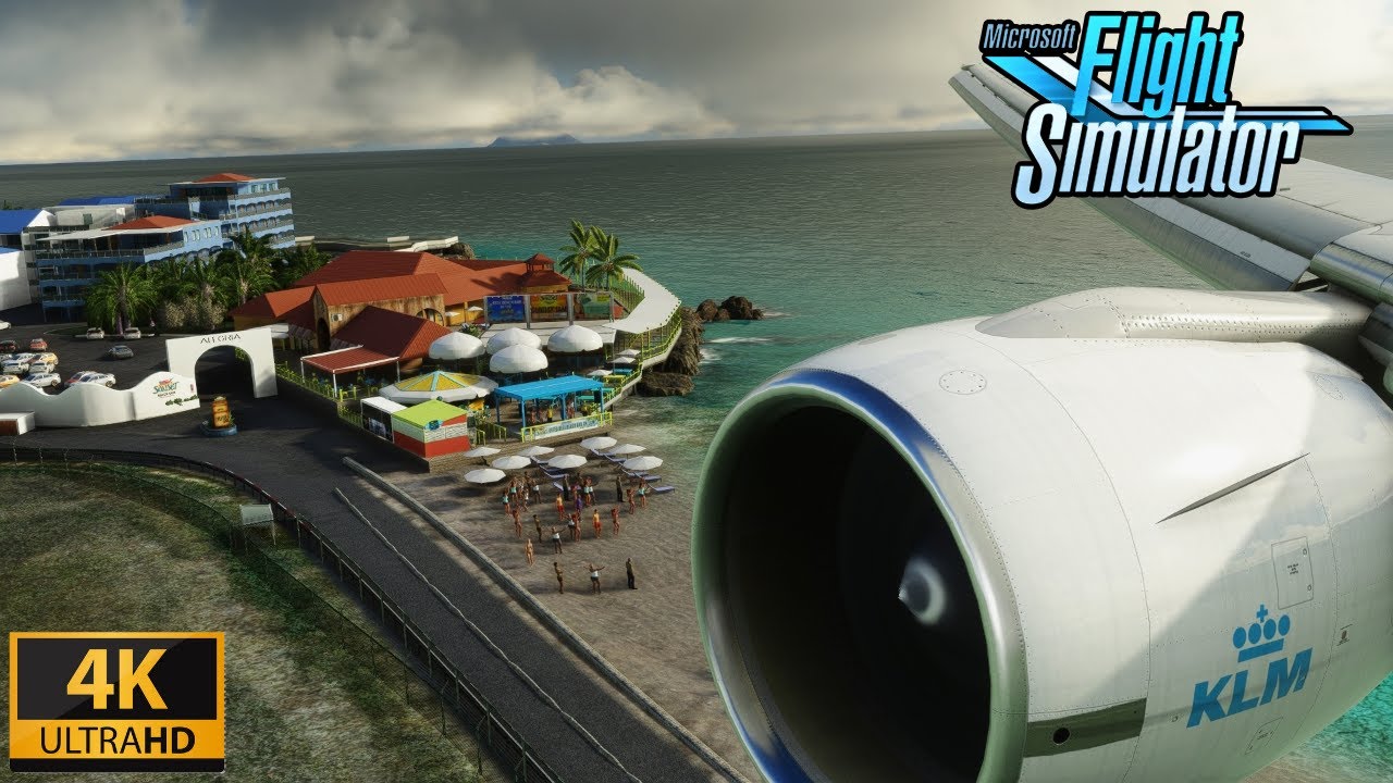 (4K) KLM 777-200ER | Amsterdam Schiphol to St Maarten Full Flight | Microsoft Flight Simulator 2020