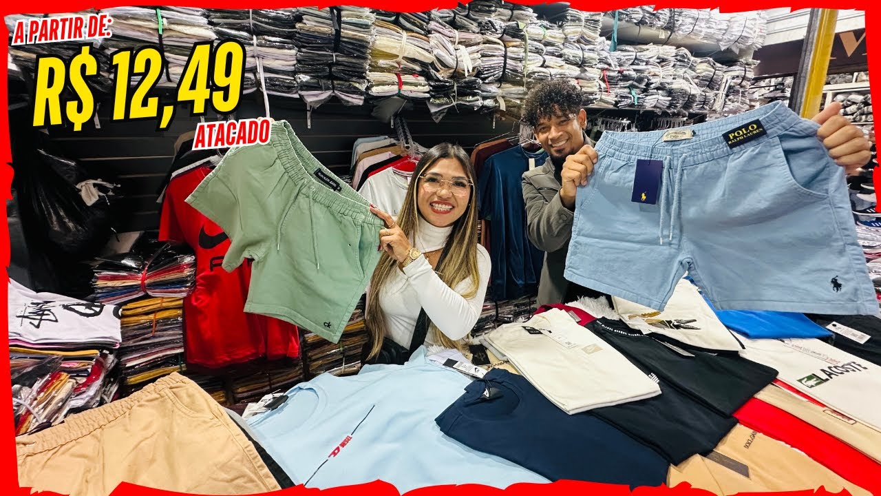 💰🤩 FONTE DE CAMISAS E BERMUDAS É NA ESTILO MULTIMARCAS NO BRÁS SP 💰🤩
