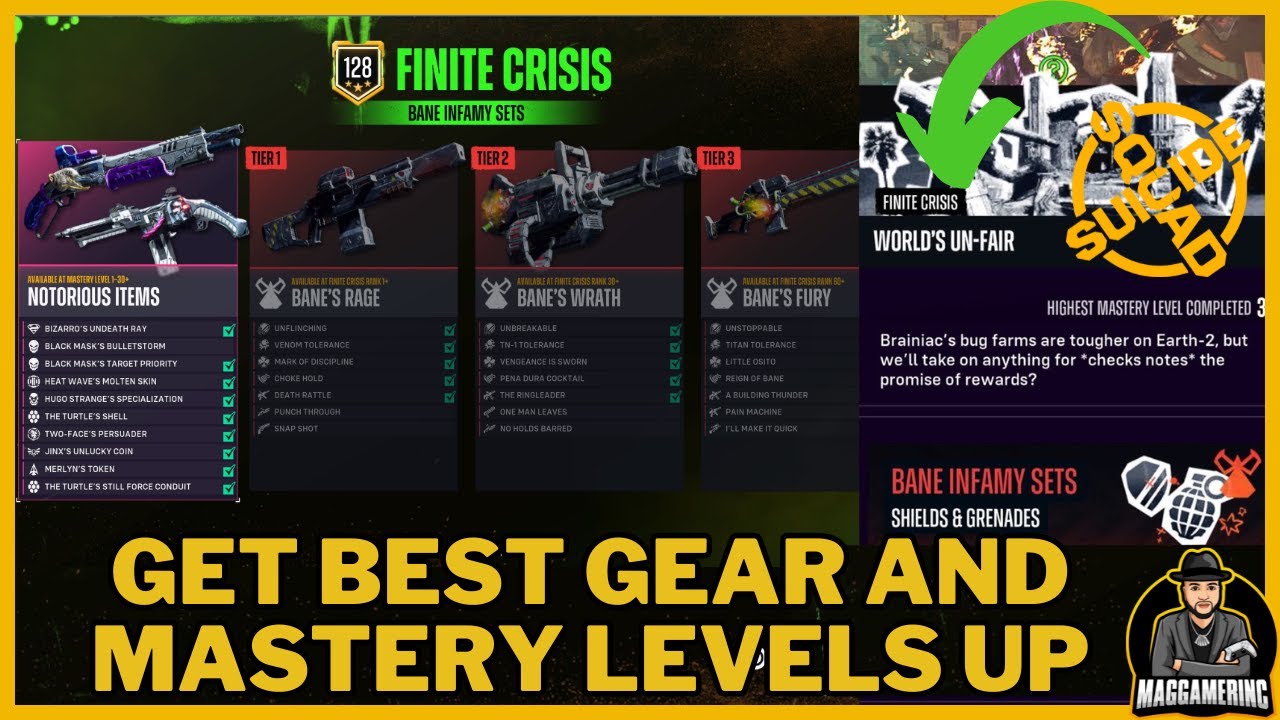 Get Best Loot and Mastery Level up Suicide Squad: Kill the Justice League - How to GUIDE