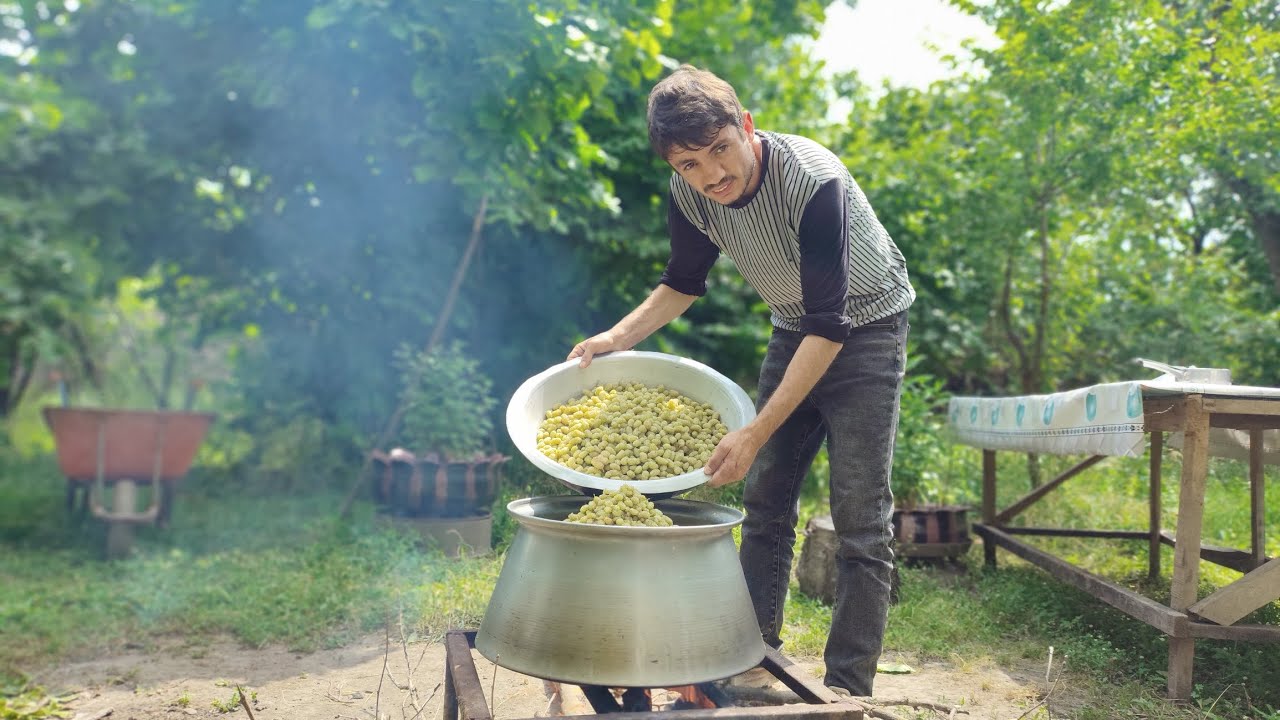 White Mulberry Molasses & Jam Making | Traditional Village Life in the Mountains