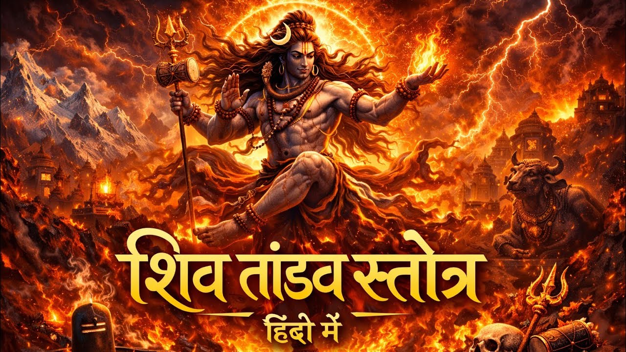 #tandav Shiv Tandav Stotram In Hindi || शिव तांडव स्तोत्र हिंदी में। Special Shivratri