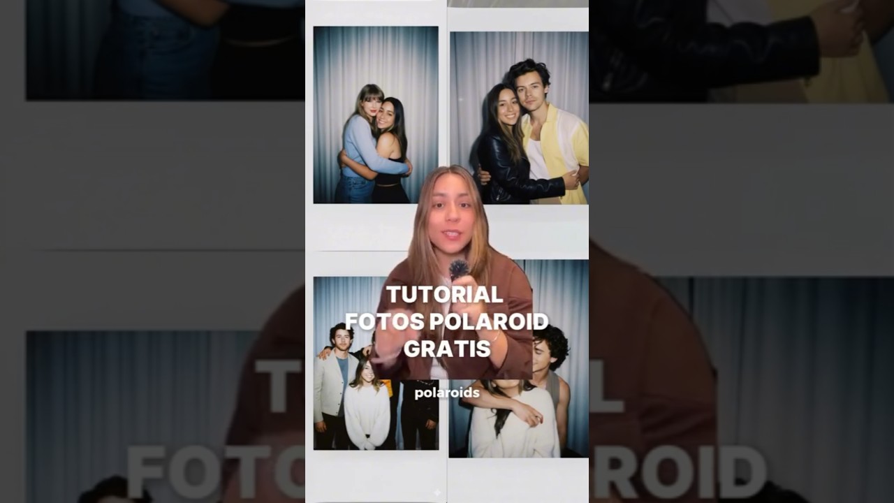 ✨TUTORIAL EXPRESS PARA CREAR LAS FOTOS POLAROID CON TU ARTISTA FAVORITO