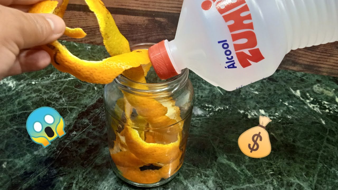 💰 JOGUEI ÁLCOOL NA CASCA DA LARANJA E PAREI DE COMPRAR AGORA EU MESMO FAÇO - RECEITAS DA BO
