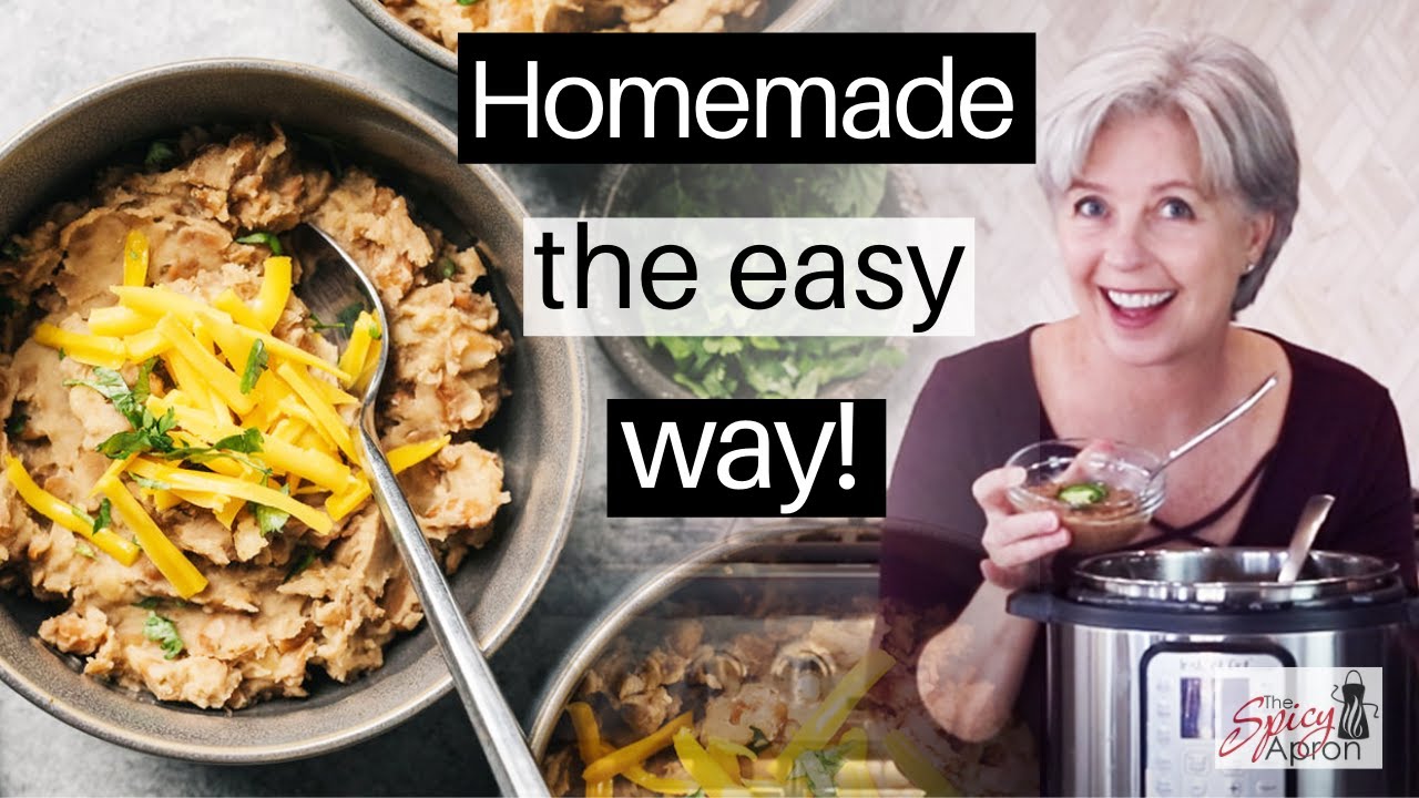 Authentic Refried Beans | Instant Pot & Cooktop